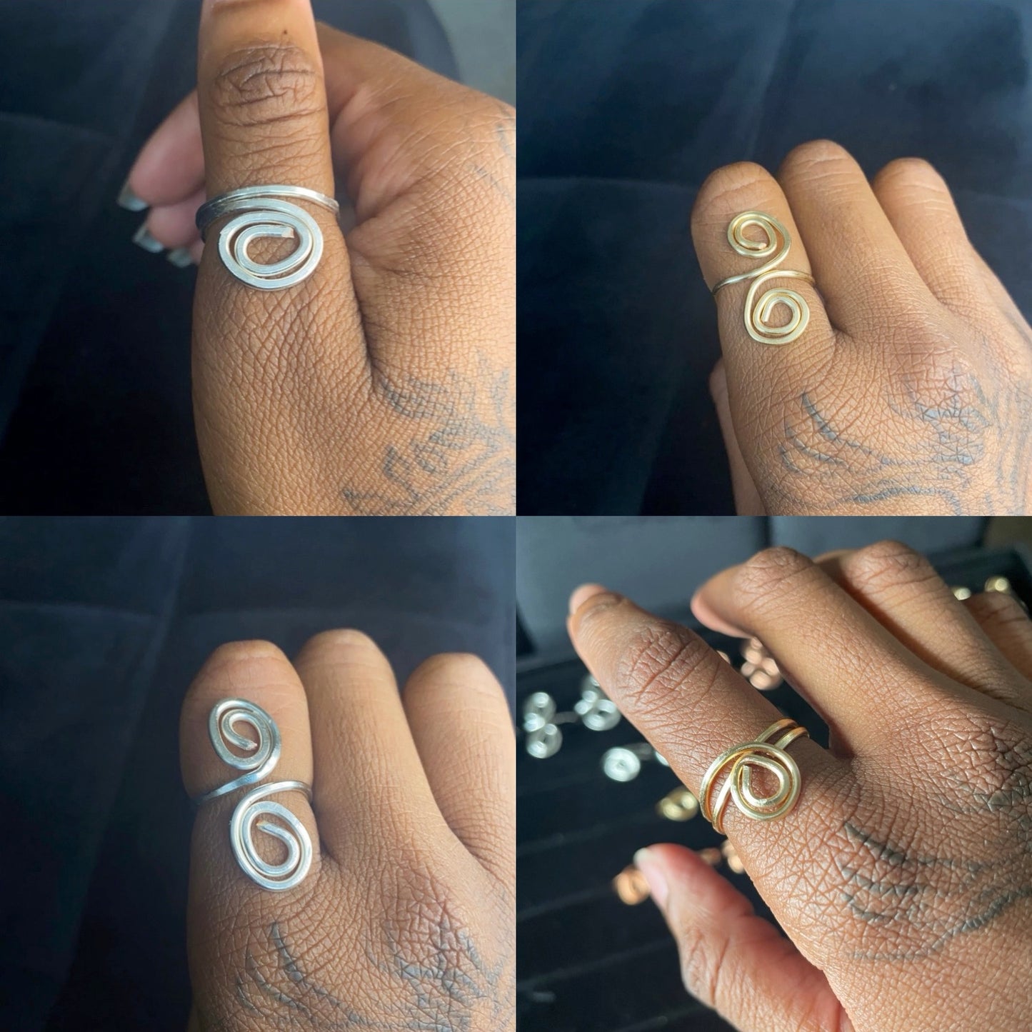 CUSTOM Copper Wire Rings