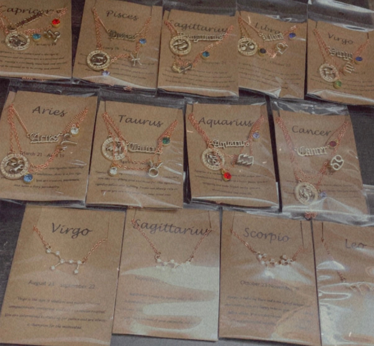 Zodiac Jewelry Collection