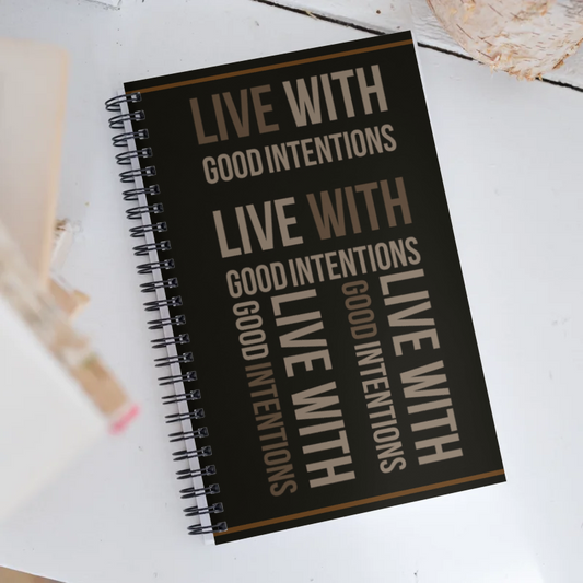 NBN Good intentions Spiral Notebook