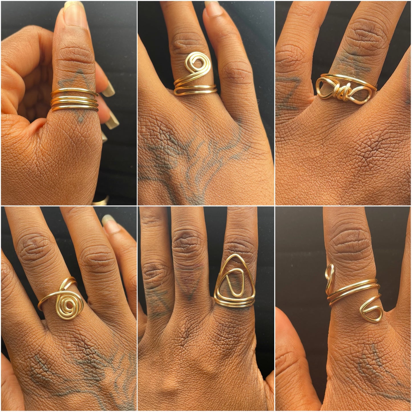CUSTOM Copper Wire Rings